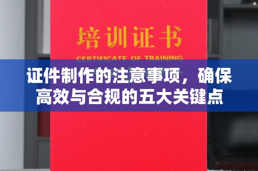 福清证件制作的注意事项，确保高效与合规的五大关键点