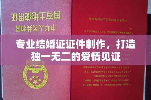 福清专业结婚证证件制作，打造独一无二的爱情见证